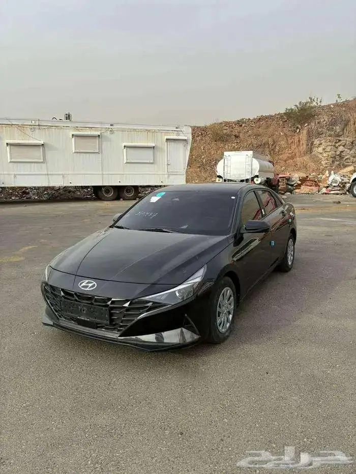هونداي النترا 2022 اسود بطاقة جمركية وارد كوريا