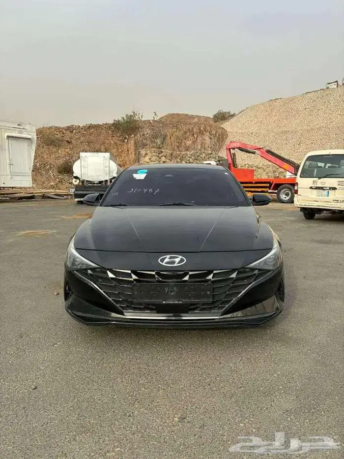 هونداي النترا 2022 اسود بطاقة جمركية وارد كوريا